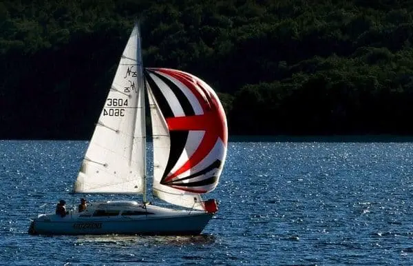 what is the sail on a sailboat called