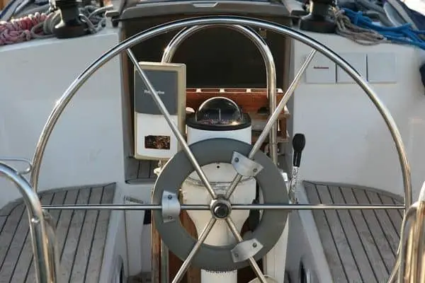 wheel brake for sailboat