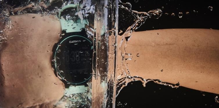Garmin smartwatch underwater